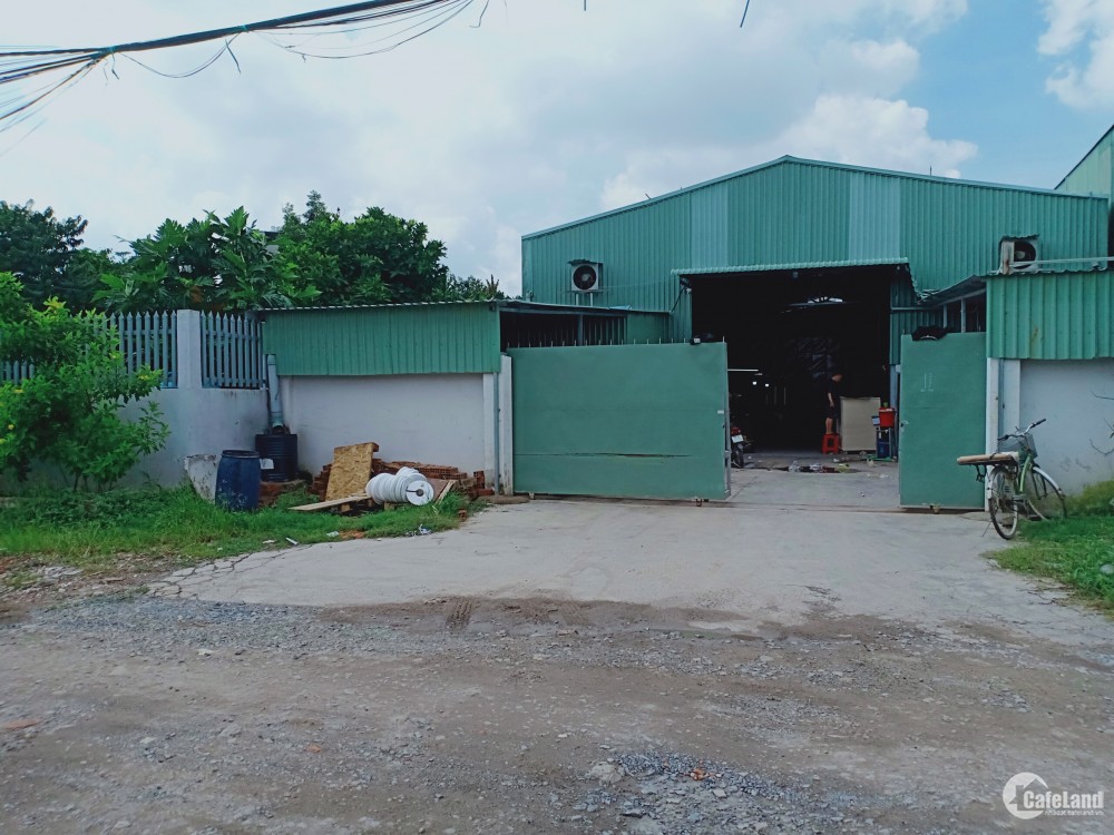 NHÀ XƯỞNG CHO THUÊ DT: 200M2 GIÁ 10TR/THÁNG NGAY CỔNG KCN QUẬN 12
