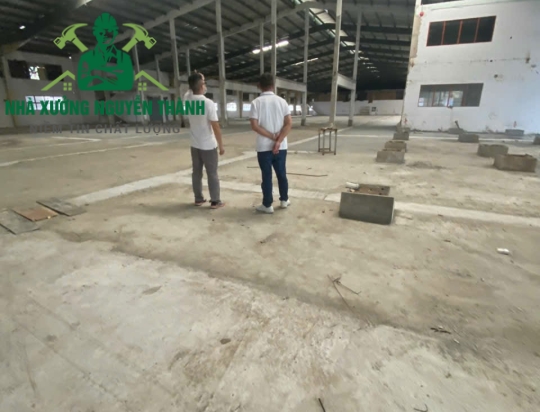 Cho thuê nhà xưởng 1200m giá 60tr tại đường An Phú Đông 25