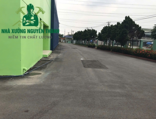 Cho thuê kho xưởng KCN Tân Đức, Đức Hòa, Long An khuôn viên
