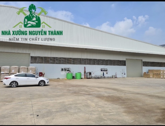 Cho thuê kho mới xây DT:52.246m2, PCCC tự động, KCN Long Hậu Long An 320.000.000 đ/tháng